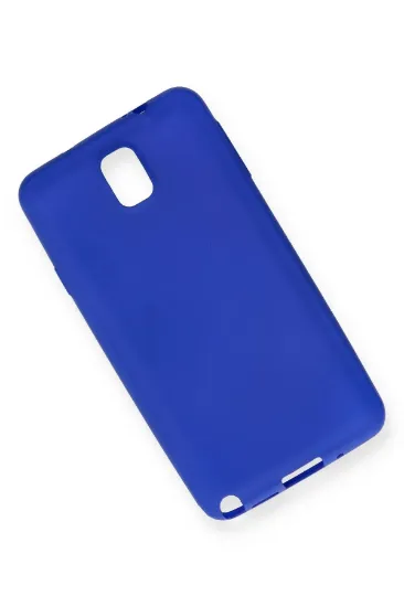 Newface Samsung Galaxy Note 3 / N9000 Kılıf First Silikon - Mavi resmi
