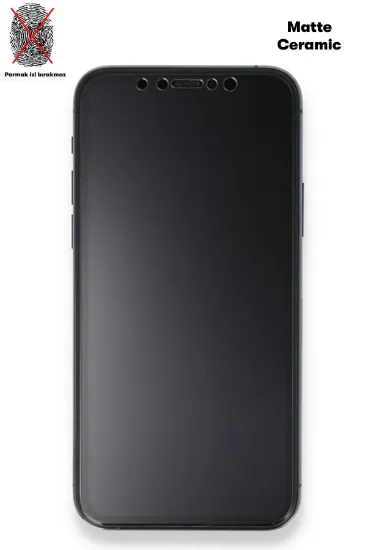 Newface iPhone 7 Plus Mat Seramik Nano Ekran Koruyucu - Siyah resmi