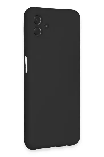Newface Samsung Galaxy A04E Kılıf Nano içi Kadife Silikon - Siyah resmi