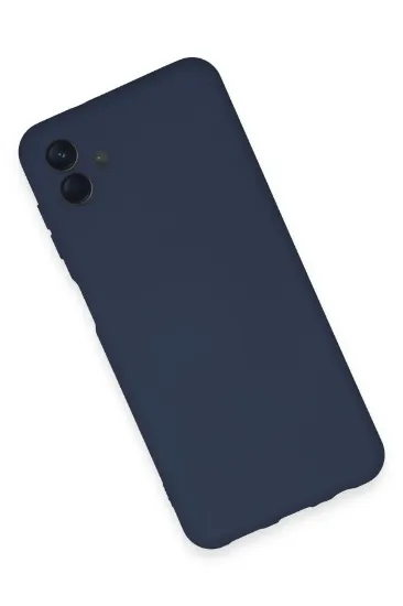 Newface Samsung Galaxy A04E Kılıf Nano içi Kadife Silikon - Lacivert resmi