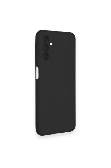 Newface Samsung Galaxy A14 4G Kılıf Nano içi Kadife Silikon - Siyah resmi