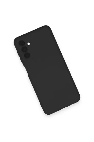 Newface Samsung Galaxy A14 4G Kılıf Nano içi Kadife Silikon - Siyah resmi