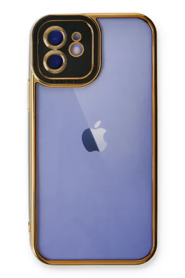 Newface iPhone 12 Kılıf Liva Lens Silikon - Siyah resmi