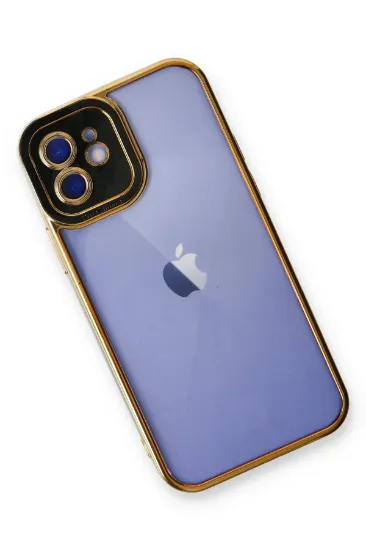 Newface iPhone 12 Kılıf Liva Lens Silikon - Siyah resmi