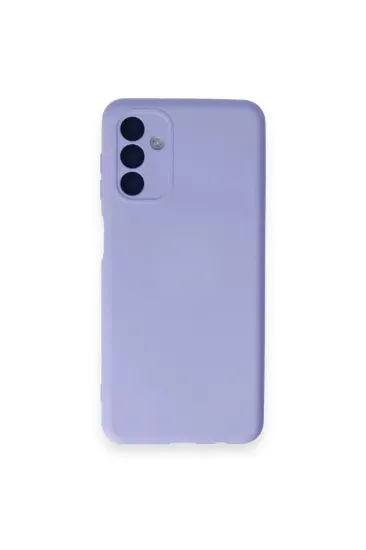 Newface Samsung Galaxy A14 4G Kılıf Nano içi Kadife Silikon - Lila resmi