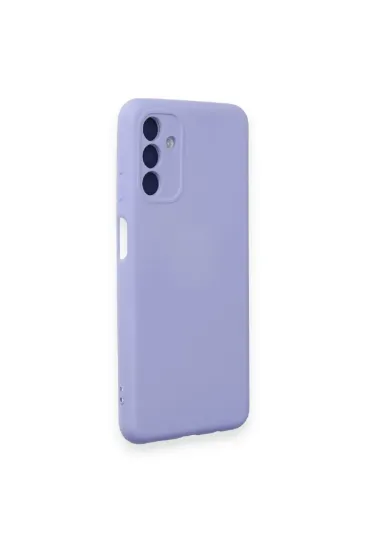 Newface Samsung Galaxy A14 4G Kılıf Nano içi Kadife Silikon - Lila resmi