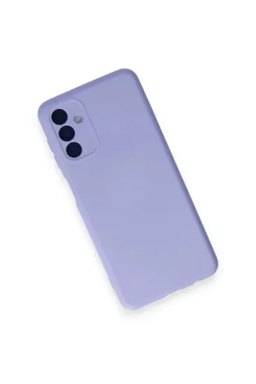 Newface Samsung Galaxy A14 4G Kılıf Nano içi Kadife Silikon - Lila resmi