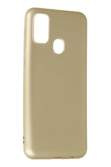 Newface Samsung Galaxy M30S Kılıf First Silikon - Gold resmi