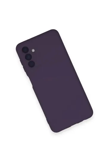 Newface Samsung Galaxy A14 4G Kılıf Nano içi Kadife Silikon - Mor resmi
