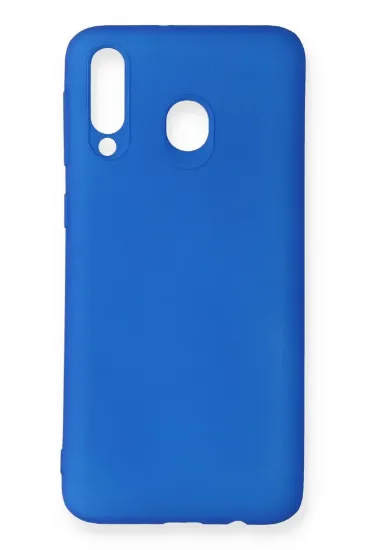 Newface Samsung Galaxy M30 Kılıf First Silikon - Mavi resmi
