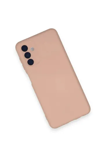 Newface Samsung Galaxy A14 4G Kılıf Nano içi Kadife Silikon - Pudra resmi