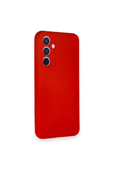 Newface Samsung Galaxy A34 5G Kılıf Nano içi Kadife Silikon - Kırmızı resmi