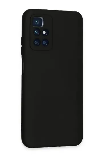 Newface Xiaomi Redmi 10 2022 Kılıf Nano içi Kadife Silikon - Siyah resmi