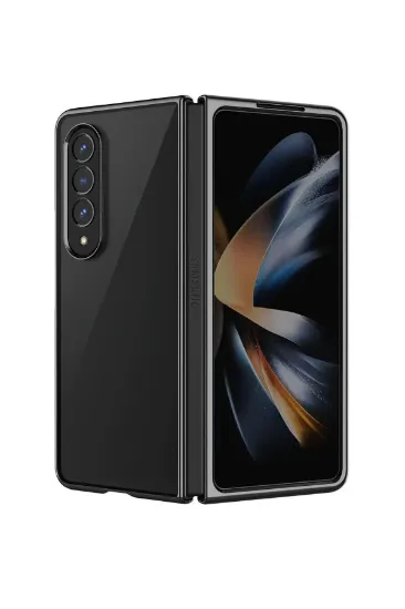 Newface Samsung Galaxy Z Fold 3 Kılıf Fold Element Kapak - Siyah resmi