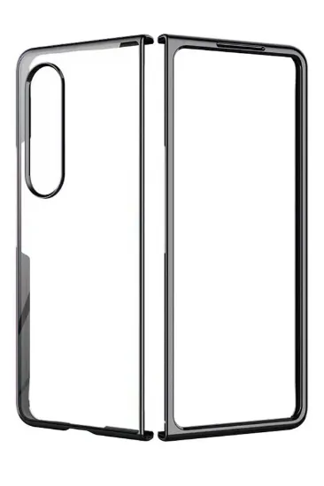 Newface Samsung Galaxy Z Fold 3 Kılıf Fold Element Kapak - Siyah resmi