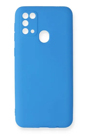 Newface Samsung Galaxy M31 Kılıf First Silikon - Mavi resmi
