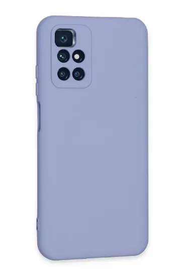 Newface Xiaomi Redmi 10 2022 Kılıf Nano içi Kadife Silikon - Lila resmi