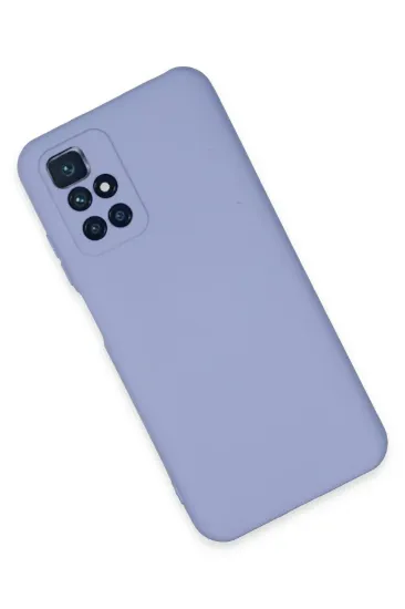 Newface Xiaomi Redmi 10 2022 Kılıf Nano içi Kadife Silikon - Lila resmi