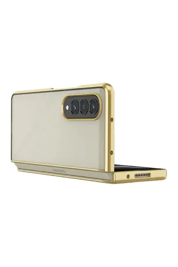 Newface Samsung Galaxy Z Fold 3 Kılıf Fold Element Kapak - Gold resmi