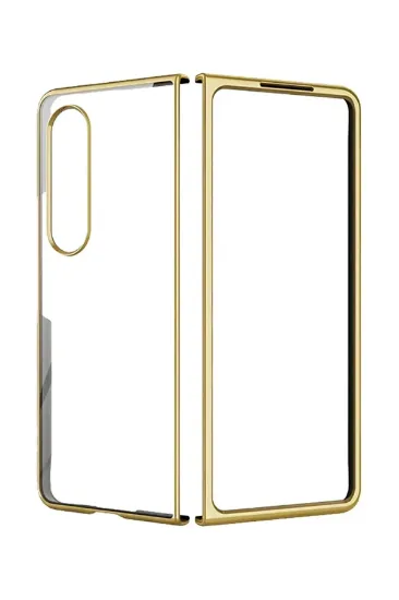 Newface Samsung Galaxy Z Fold 3 Kılıf Fold Element Kapak - Gold resmi