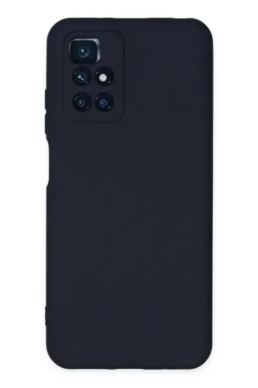 Newface Xiaomi Redmi 10 2022 Kılıf Nano içi Kadife Silikon - Lacivert resmi