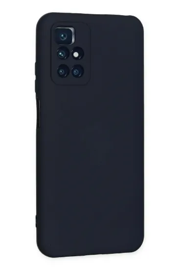 Newface Xiaomi Redmi 10 2022 Kılıf Nano içi Kadife Silikon - Lacivert resmi