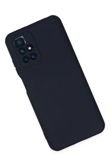 Newface Xiaomi Redmi 10 2022 Kılıf Nano içi Kadife Silikon - Lacivert resmi