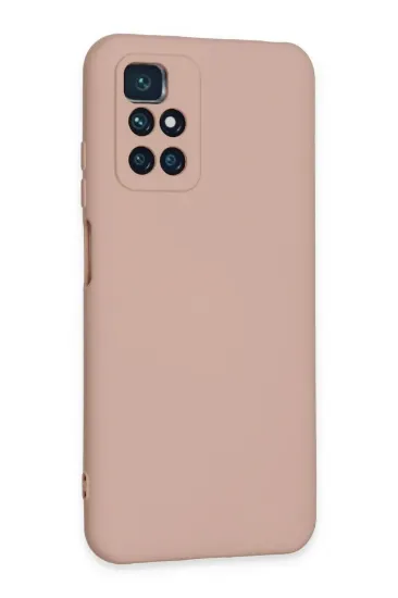 Newface Xiaomi Redmi 10 2022 Kılıf Nano içi Kadife Silikon - Pudra resmi