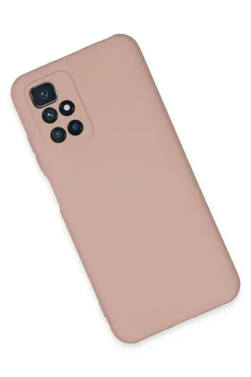 Newface Xiaomi Redmi 10 2022 Kılıf Nano içi Kadife Silikon - Pudra resmi
