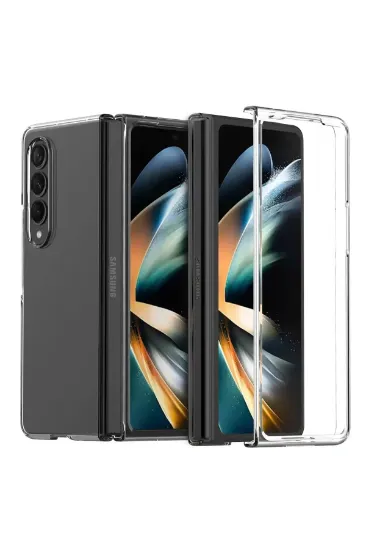 Newface Samsung Galaxy Z Fold 3 Kılıf Fold TPU Silikon - Şeffaf resmi