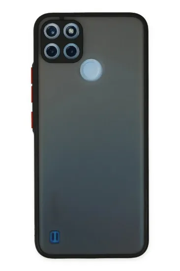 Newface Realme C21Y Kılıf Montreal Silikon Kapak - Siyah resmi