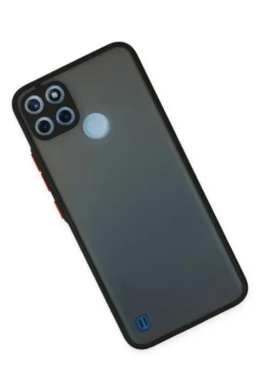 Newface Realme C21Y Kılıf Montreal Silikon Kapak - Siyah resmi