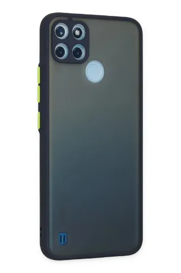 Newface Realme C21Y Kılıf Montreal Silikon Kapak - Lacivert resmi