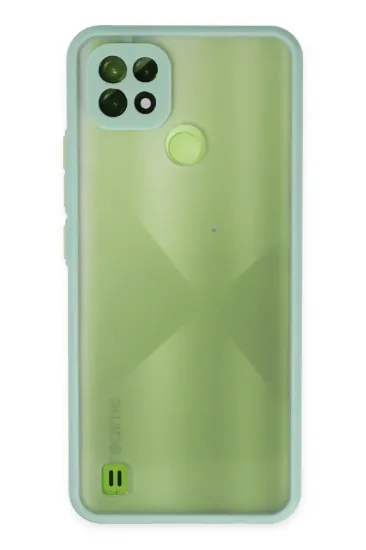 Newface Realme C21 Kılıf Montreal Silikon Kapak - Turkuaz resmi