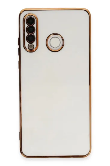 Newface Huawei P30 Lite Kılıf Volet Silikon - Beyaz resmi