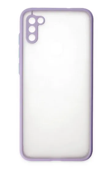 Newface Samsung Galaxy A11 Kılıf Montreal Silikon Kapak - Mor resmi