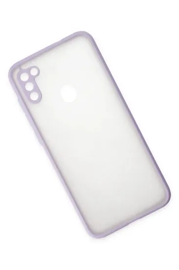 Newface Samsung Galaxy A11 Kılıf Montreal Silikon Kapak - Mor resmi