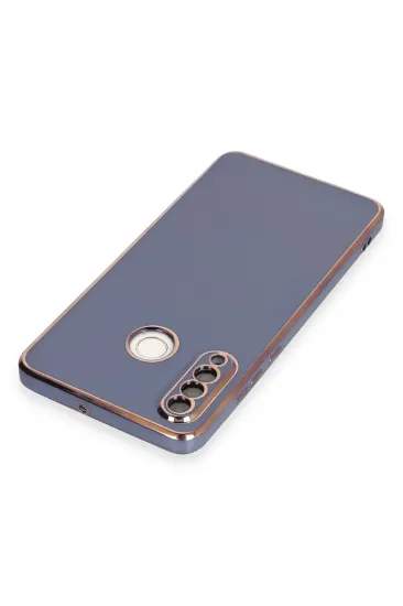 Newface Huawei P30 Lite Kılıf Volet Silikon - Mavi resmi