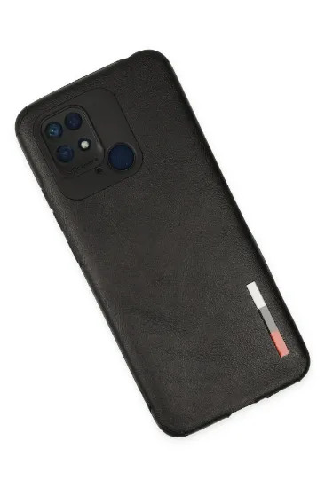 Newface Xiaomi Redmi 10C Kılıf Loop Deri Silikon - Siyah resmi