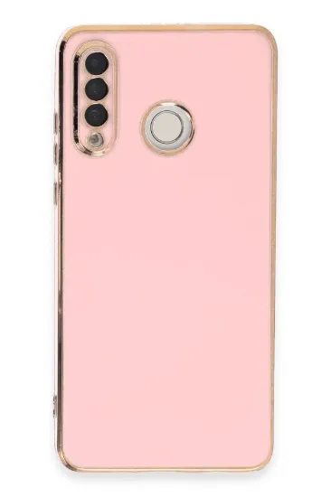 Newface Huawei P30 Lite Kılıf Volet Silikon - Pembe resmi