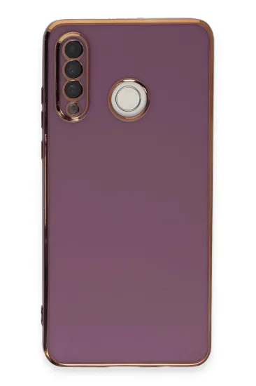 Newface Huawei P30 Lite Kılıf Volet Silikon - Mor resmi