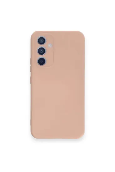 Newface Samsung Galaxy A34 5G Kılıf Nano içi Kadife Silikon - Pudra resmi