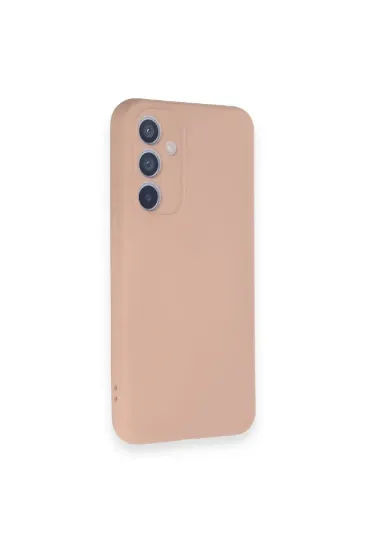 Newface Samsung Galaxy A34 5G Kılıf Nano içi Kadife Silikon - Pudra resmi