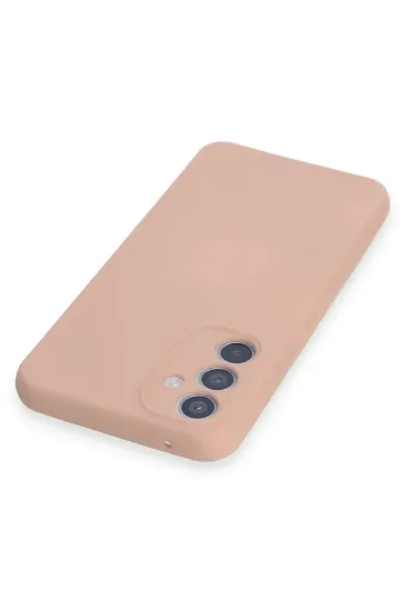 Newface Samsung Galaxy A34 5G Kılıf Nano içi Kadife Silikon - Pudra resmi
