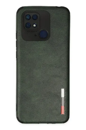 Newface Xiaomi Redmi 10C Kılıf Loop Deri Silikon - Yeşil resmi