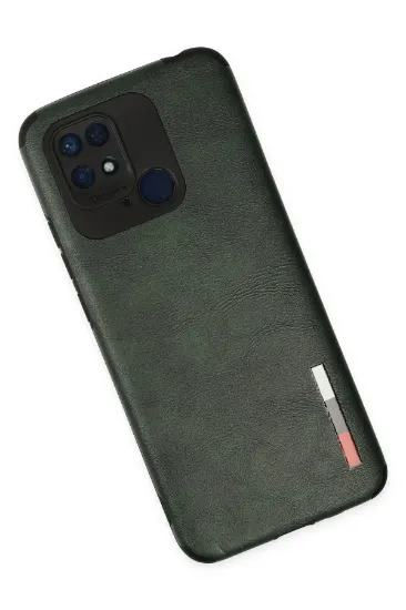 Newface Xiaomi Redmi 10C Kılıf Loop Deri Silikon - Yeşil resmi