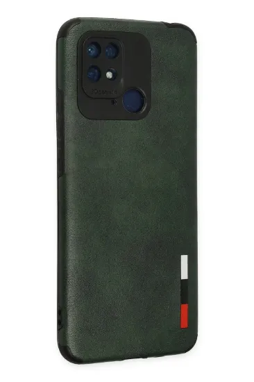 Newface Xiaomi Redmi 10C Kılıf Loop Deri Silikon - Yeşil resmi