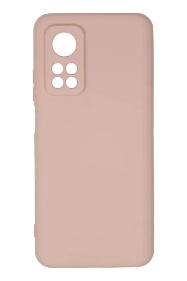 Newface Xiaomi Mi 10T Kılıf Nano içi Kadife Silikon - Pudra resmi