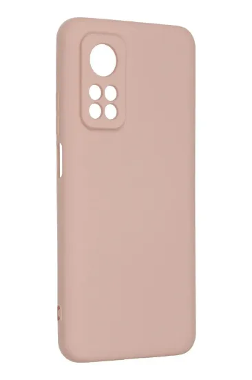 Newface Xiaomi Mi 10T Kılıf Nano içi Kadife Silikon - Pudra resmi