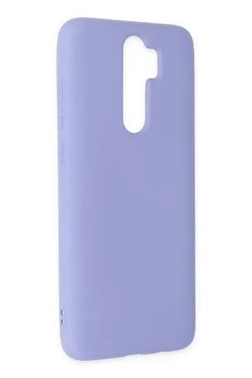 Newface Xiaomi Redmi Note 8 Pro Kılıf Nano içi Kadife Silikon - Lila resmi